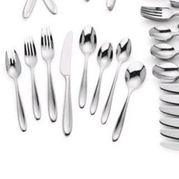 Lenox Barnaby 38 Piece Set 18/10 Stainless Serves 6 Persons Flatware NIB Vietnam - Picture 5 of 5
